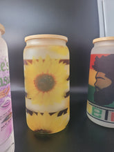 Load image into Gallery viewer, Customized 16oz frosted Glass Tumbler