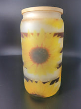 Load image into Gallery viewer, Customized 16oz frosted Glass Tumbler