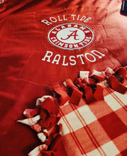 Load image into Gallery viewer, Fleece Blanket 72"x48"- Customized with Name and simple design