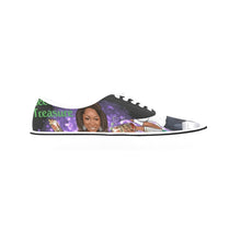 Load image into Gallery viewer, All over Custom designed shoes (Women) Classic Women's Canvas Low Top Shoes (Model E001-4)