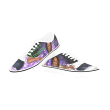 Load image into Gallery viewer, All over Custom designed shoes (Women) Classic Women's Canvas Low Top Shoes (Model E001-4)