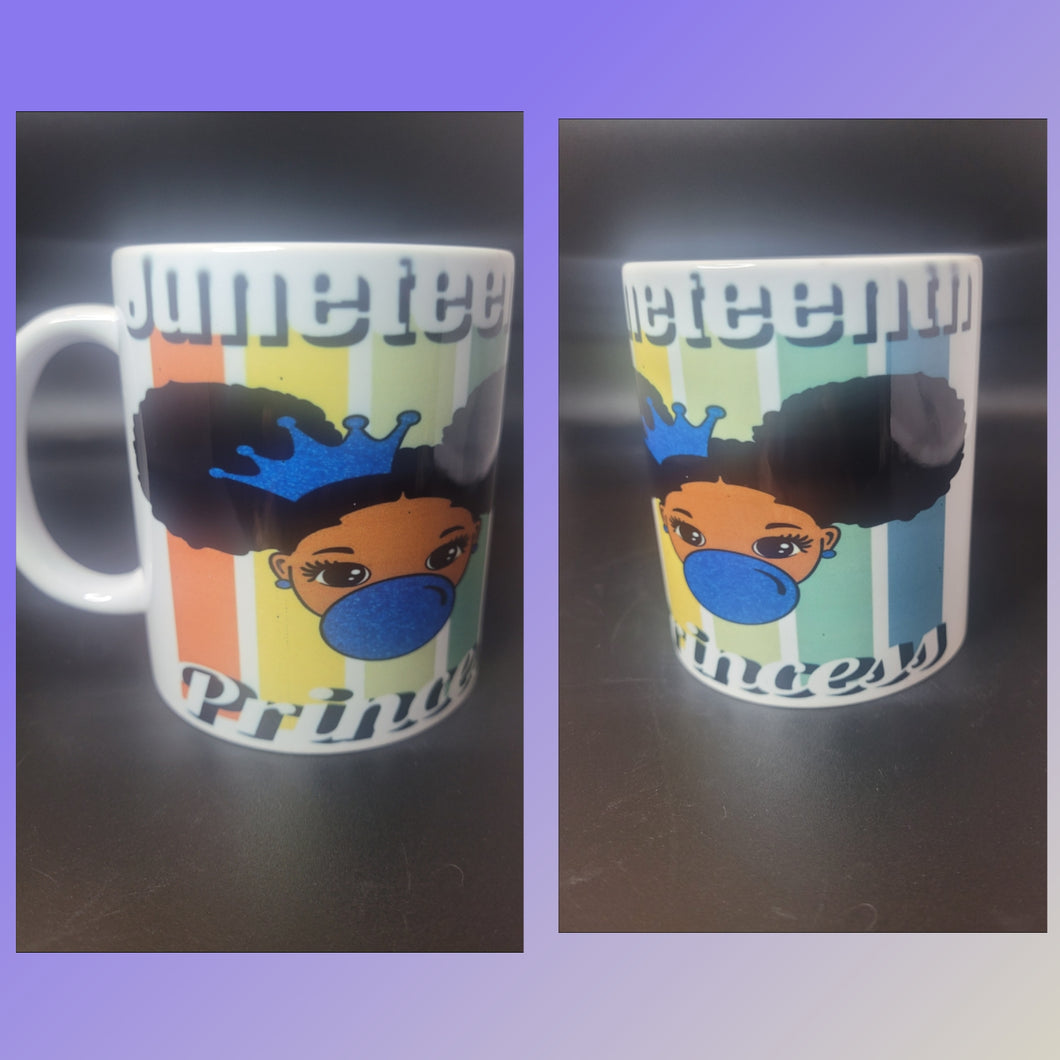 Juneteenth Princess 12 oz Mug