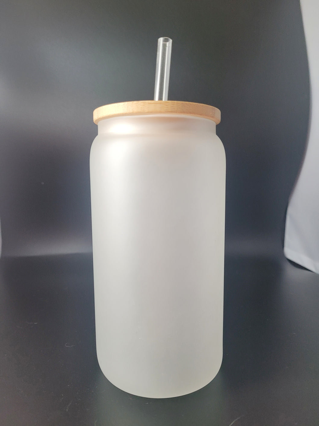 Customized 16oz frosted Glass Tumbler