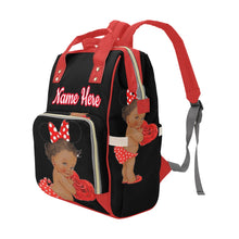 Load image into Gallery viewer, Minnie Mouse baby girl Diaper Bag Multi-Function Diaper Backpack/Diaper Bag (Model 1688)
