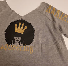Load image into Gallery viewer, #QUEENING Off Shoulder Sweatshirt
