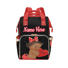 Load image into Gallery viewer, Minnie Mouse baby girl Diaper Bag Multi-Function Diaper Backpack/Diaper Bag (Model 1688)
