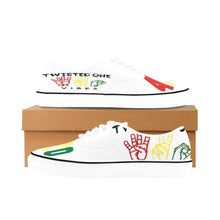 Load image into Gallery viewer, All Over Customizable Classic Men&#39;s Canvas Low Top Shoes (Model E001-4)
